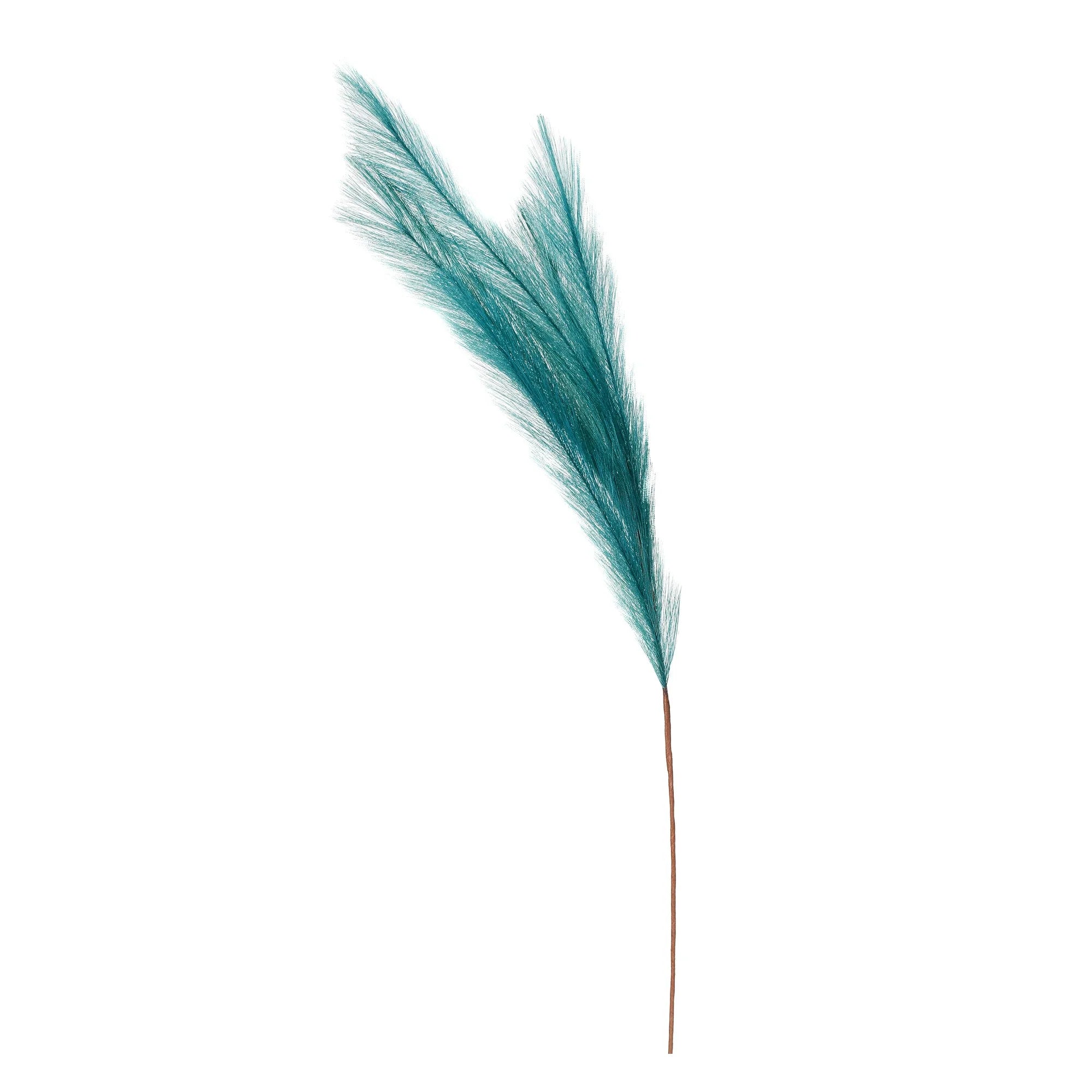 Artificial Pampas Grass Set, Lagoon, Polyester, 80 cm, 3 pcs