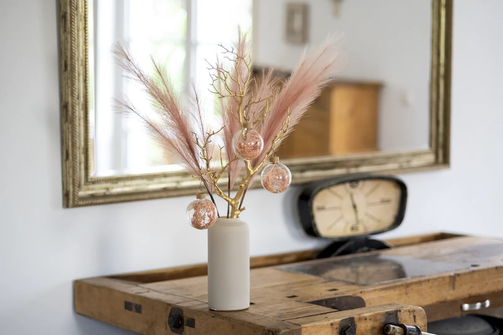Minimalist Décor Bundle “Beige S” – 6 pcs Complete Set in Cream, Soft Pink and Gold