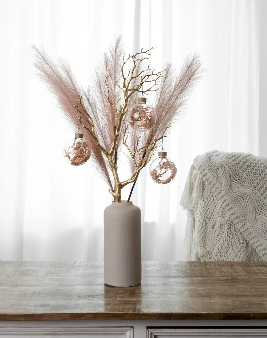 Minimalist Décor Bundle “Beige S” – 6 pcs Complete Set in Cream, Soft Pink and Gold