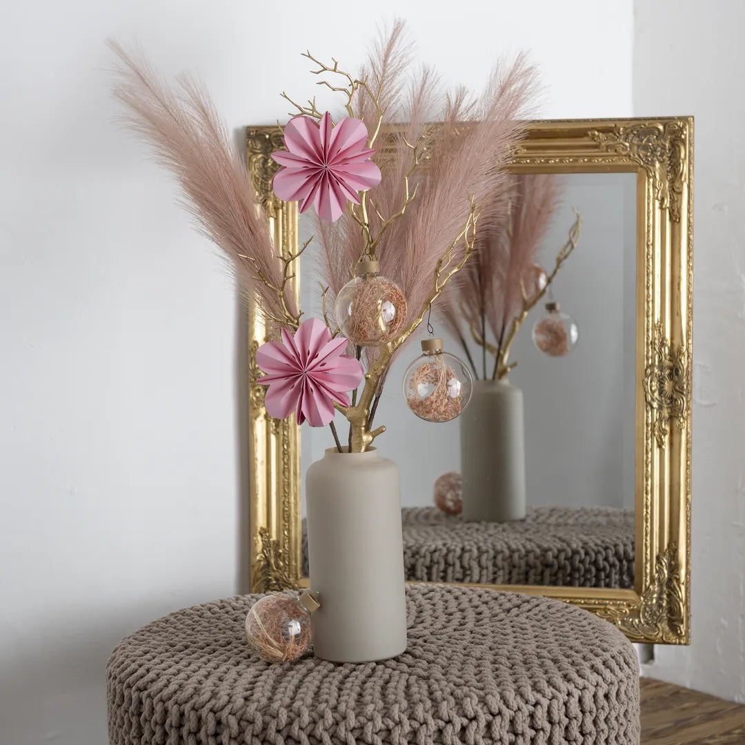 Minimalist Décor Bundle “Beige S” – 6 pcs Complete Set in Cream, Soft Pink and Gold
