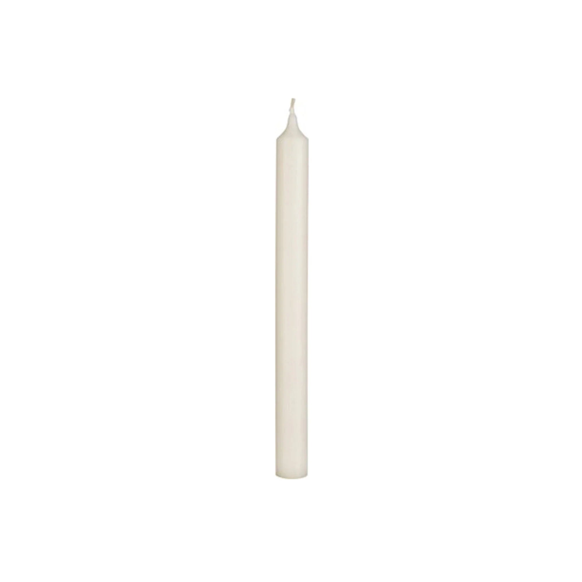 Paraffin Taper Candles, Pure White, Wax, 25,0 cm, 4 pcs