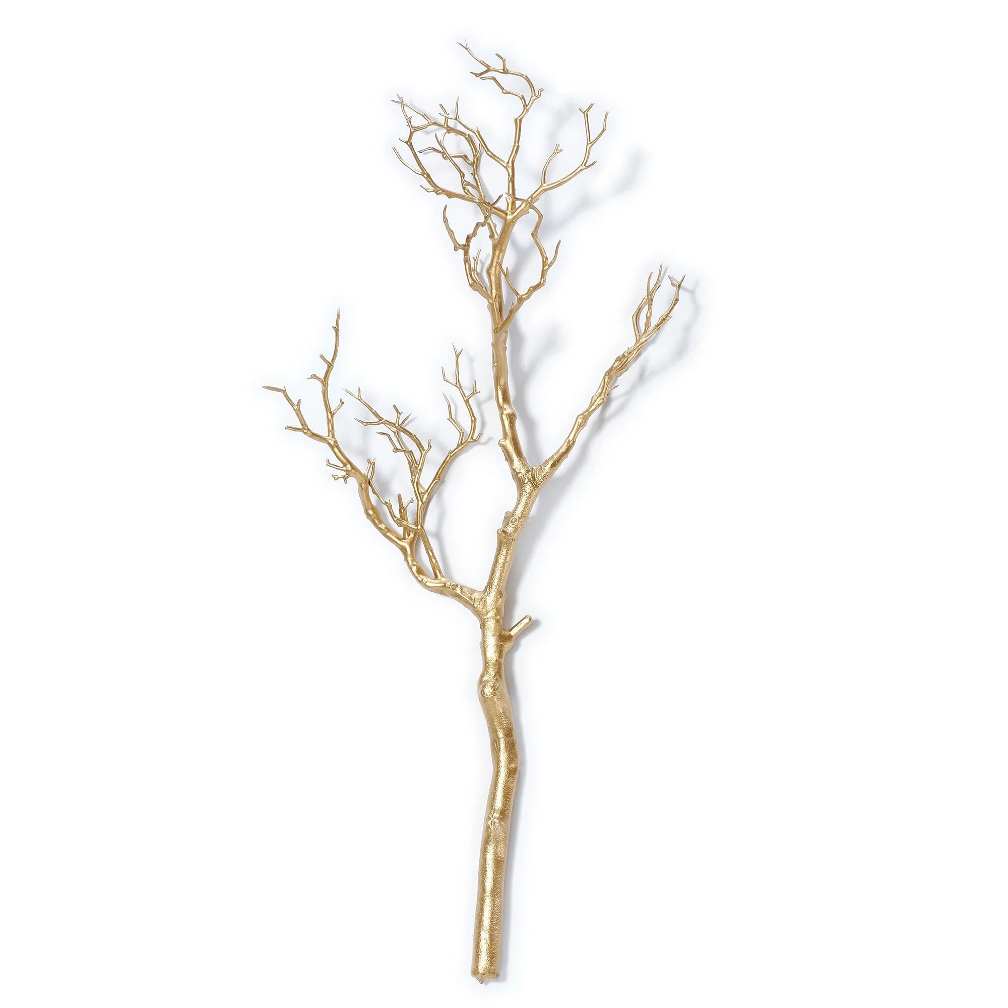 Decorative Branch, Gold, Polyethylene, 70 cm