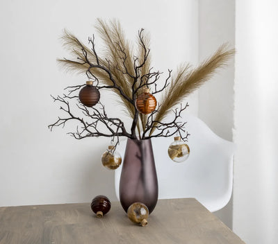 Minimalist Décor Set “Brown S” – 6 pcs Compact Set in Coffee Brown and Light Brown
