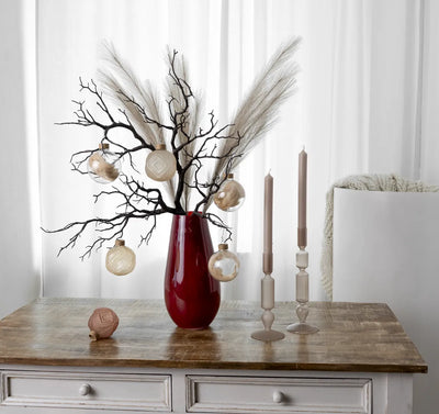 Premium Décor Set “Dark Rose M” – 9 pcs Complete Set in Cashmere, Alabaster and Soft Beige
