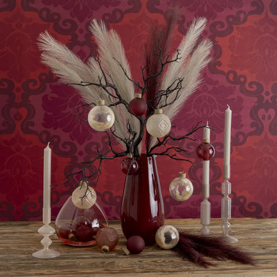 XXL Luxury Décor Bundle “Dark Rose L” – 14 pcs Premium Complete Set in Rosewood, Cashmere and Alabaster