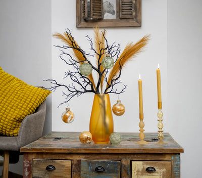 Premium Décor Set “Yellow M” – 9 pcs Complete Set in Sunny Yellow, Honey and Elegant Sage