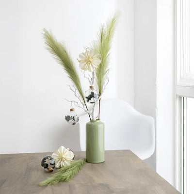 Minimalist Décor Set “Sage S” – 6 pcs Compact Set in Sage Green and Matte Cream