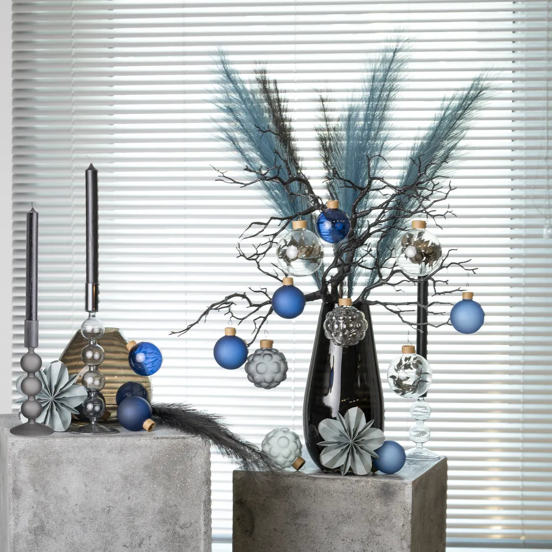 XXL Luxury Décor Bundle “Black L” – 14 pcs Premium Complete Set in Space, Luna and Deep Graphite Tones